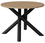 Okrúhly jedálenský stôl 110 cm Ossla (dub lindberg). Vlastná spoľahlivá doprava až k Vám domov. 1116739