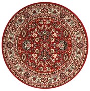 Kusový koberec Teheran Practica 59 / CVC kruh, 160x160 (priemer) kruh, červená, chodba / predsieň, Sintelon