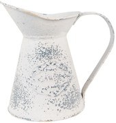 Béžový dekoračný plechový džbán Fun Antique - 17*11*17 cm