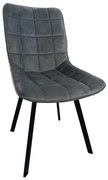 Jedálenská stolička ADINA sivá