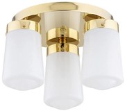 Argon 6165 - Prisadený luster PASADENA 3xE27/15W/230V zlatá/biela