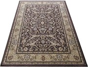 DY Hnedý vzorovaný koberec Exclusiv 02 Rozmer: 100x200 cm