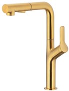 Drezová batéria s výsuvným výtokom Duero Design Gold