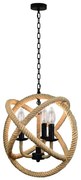 Luster na reťazi ROPE GLOBO 3xE14/10W/230V