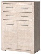 Komoda Vega 07 (dub santana svetlý). Akcia -21%. Vlastná spoľahlivá doprava až k Vám domov. 1055448
