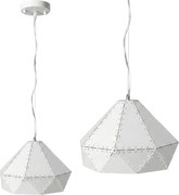 Toolight - Závesné kovové stropné svietidlo 1xE27 APP237-1CP, biela, OSW-05459