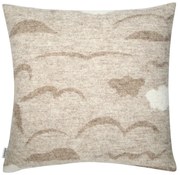 Vlněná obliečka na vankúš Rannalla 45x45, béžovo-biela