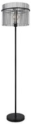Globo 15698S - Stojacia lampa GORLEY 1xE27/60W/230V čierna