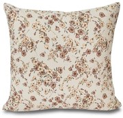 Kvalitex Obliečka na vankúš Kvietky béžová, 50 x 70 cm