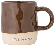 Hnedý hrnček z kameniny 335 ml Neo – Bloomingville