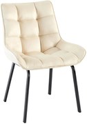 Stolička Saranda zamat - krémová