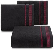 BAVLNENÝ UTERÁK AMANDA8 70X140 CM ČIERNA