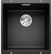 Blanco Subline 400-U, silgranitový drez pod pracovnú dosku 400x400x190 mm, 1-komorový, čierna, BLA-525990