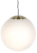 Inteligentné škandinávske závesné svietidlo zlaté s opálovým sklom 50 cm vrátane WiFi A60 - Ball 50