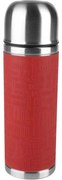 Tefal - Termoska s hrnčekom 1 l SENATOR nerez/červená