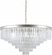 Závesná lampa Verdes PND-44372-14-CHMP-GLD Italux Moderná stropná lampa