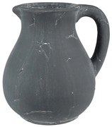 Tmavosivý dekoratívny džbán Édith L - 22*18*23 cm