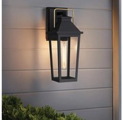 Quoizel QZ-BUCKLEY-M-MBK - Vonkajšie nástenné svietidlo BUCKLEY M 1xE27/40W/230V IP44