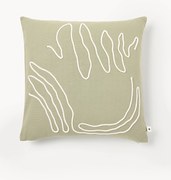 Ručne vyšívaný poťah na vankúš z organickej bavlny Jot