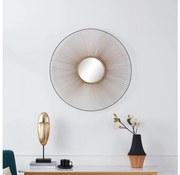 Eglo 425033 - Nástenné zrkadlo ESASHI pr. 76 cm zlatá/čierna EG425033