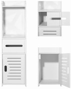 PreHouse Kúpelňová skrinka 80cm biela