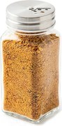 usporadejto.cz Hranatá korenička s kovovým viečkom, 3 veľkosti sypátka, DUST, 120ml (1ks)