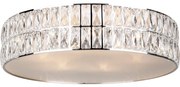 MAXLIGHT C0122 - Stropné svietidlo DIAMANTE 6xG9/42W/230V pr. 46 cm chróm