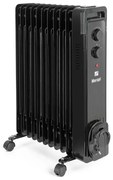 G21 Merapi olejový radiátor, 11 rebier, 2500 W,čierny