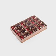 Vianočné guľky GERONI červené 714641 (24ks)