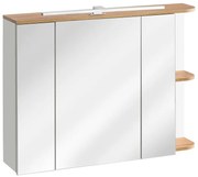 Kúpeľňová skrinka Platinum biela / dub