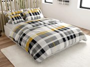 Obliečky z mikrovlákna GREY LINE sivé Rozmer obliečky: 70 x 90 cm | 140 x 200 cm