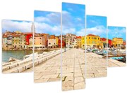Obraz - Staré istrijské mesto v Poreči, Chorvátsko (150x105 cm)