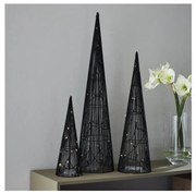 Markslöjd 705748 - SADA 3x LED Vianočná dekorácia DUNGE LED/2,7W/4,5V čierna