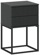 Nočný stolík 2S-40 bez rukovätí antracit