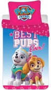 Obliečky do detskej postieľky Tlapková patrola - Paw patrol - motív Best Pups Ever! - 100% bavlna - 100 x 135 cm + 40 x 60 cm
