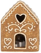 Perníková LED chalúpka Gingerbread Cott - 8*6*10 cm