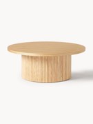 Okrúhly konferenčný stolík z dreva Nele