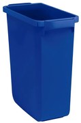 Odpadkový kôš na triedenie odpadu OLIVER , objem 60 L, modrý
