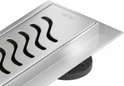 Mexen Flat M09 lineárny odtok 50 cm, inox - 1028050-15