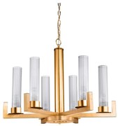 Kolarz 6009.80630 - Luster na reťazi RAGGIO 6xE14/25W/230V 24K zlato