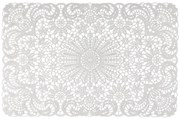 Podložka pod tanier Lace, 45x30 cm biela ar-mata-lace-bial
