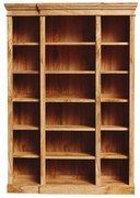 Knižnica Guru 140x200x45 indický masív mango Mango natural