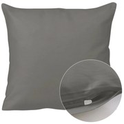 SATÉNOVÁ OBLIEČKA NA VANKÚŠ 037 40X40 CM SIVÁ