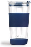 Modrý termo hrnček 600 ml Fuori – Vialli Design