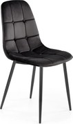 Jedálna stolička KINDREL 1 ks čierna