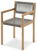 Jedálenská stolička s textilným výpletom