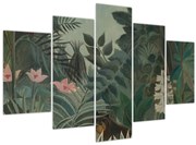 Obraz - Henri Rousseau, The Equatorial Jungle, reprodukcia (150x105 cm)