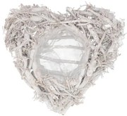 Hnedý kvetináč srdca z koreňov Root Wood - 30*10 cm