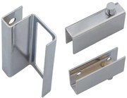 Záves na sklo chróm