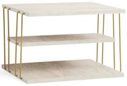 Konferenčný stolík Lifon Gold Travertine